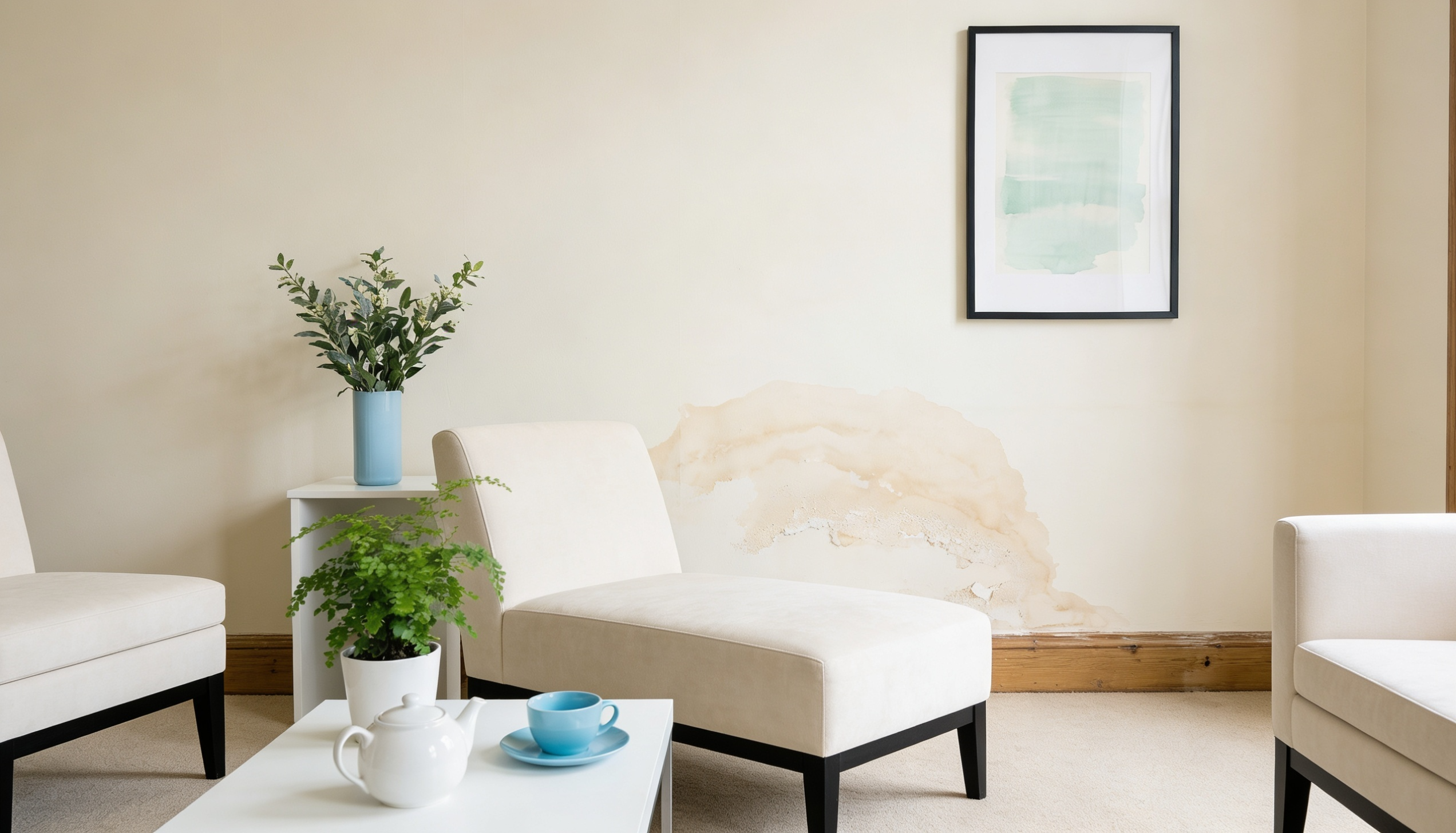 Daños por humedad en zócalo